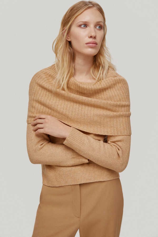 Pull col drapé Pedro del Hierro