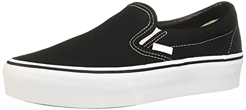 Vans Classic Slip-on Platform, Baskets pour femme, Noir, 38.5 EU