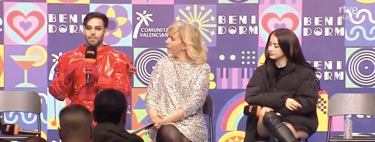 Après avoir remporté la première demi-finale du Festival de Benidorm et "les experts de la haine" il a répondu par cette menace