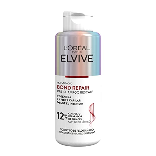 L'Oréal Paris Elvive Bond Repair Pre-Shampoo Rescue Deep Reconstruction Routine, un traitement pour cheveux abîmés qui réduit la casse de 98%
