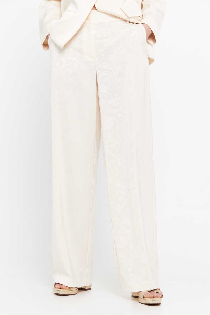 pantalon jacquard