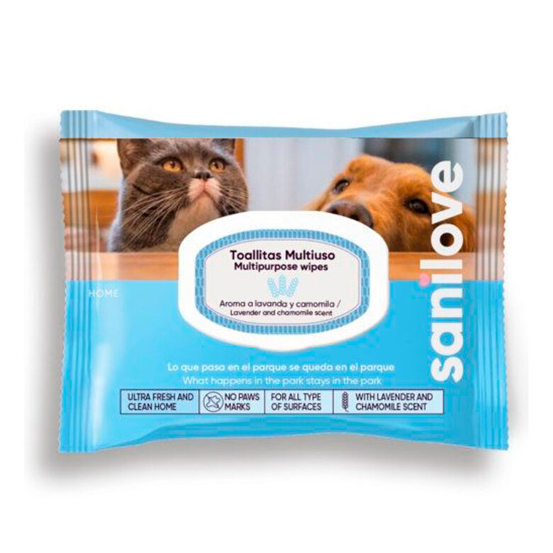 Lingettes Hygiéniques Multi-usages Chat et Chien