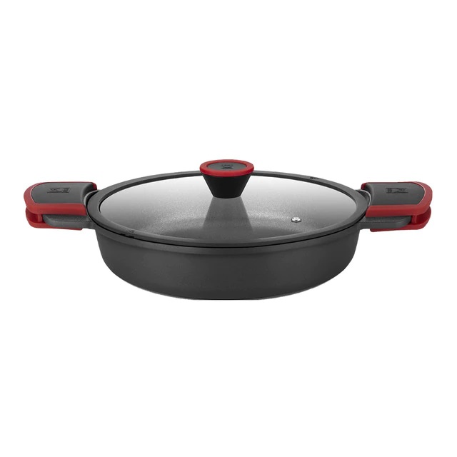 Casserole basse Bistro Bra avec couvercle