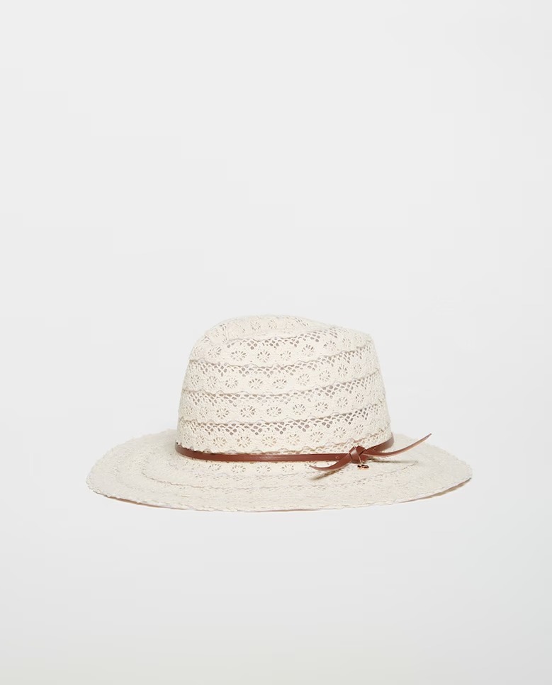 Chapeau au crochet tressé